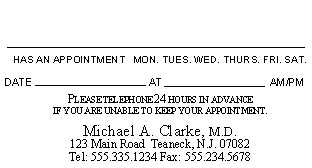 MA appointment card 3