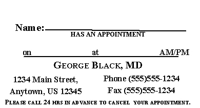 MA APPOINTMENT CARD 3